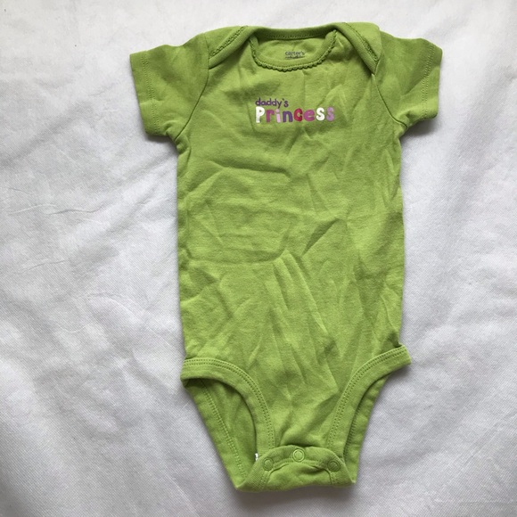 5/$25 CARTER’S Daddy’s Princess S/S onesie